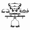 8pcs Lat Pull Down Accessories Set
