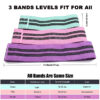 Hip Circle Fabric Resistance Bands - Image 2
