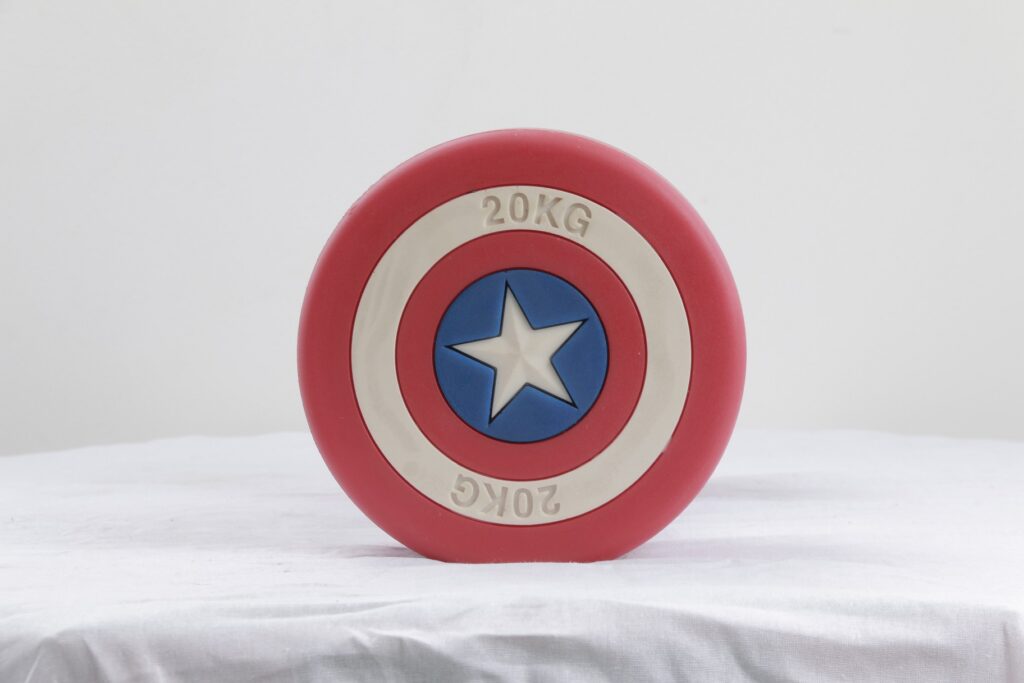 Captain America Urethane Dumbbell