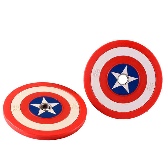 Captain America Urethane Bumper Plates