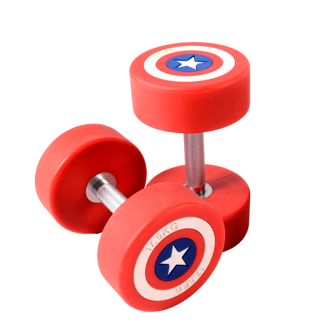 Captain America Urethane Dumbbell