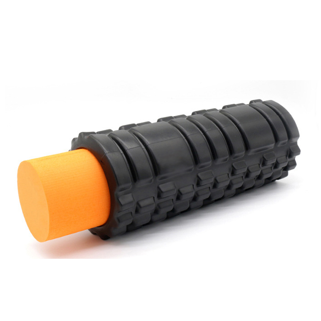 2-in-1 Deep Tissue Massage Therapy Foam Roller With EVA Insert