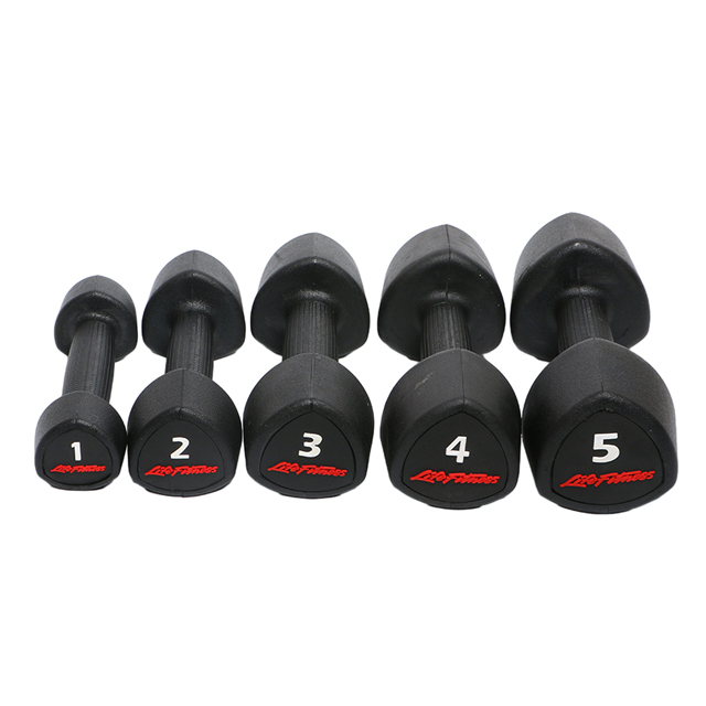 Small Weight 1-10kg Rubber Dumbbell